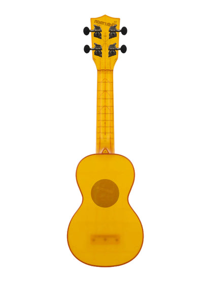 Kala KA-WMT-YL-S Amber Yellow Transparent Soprano Waterman Ukulele