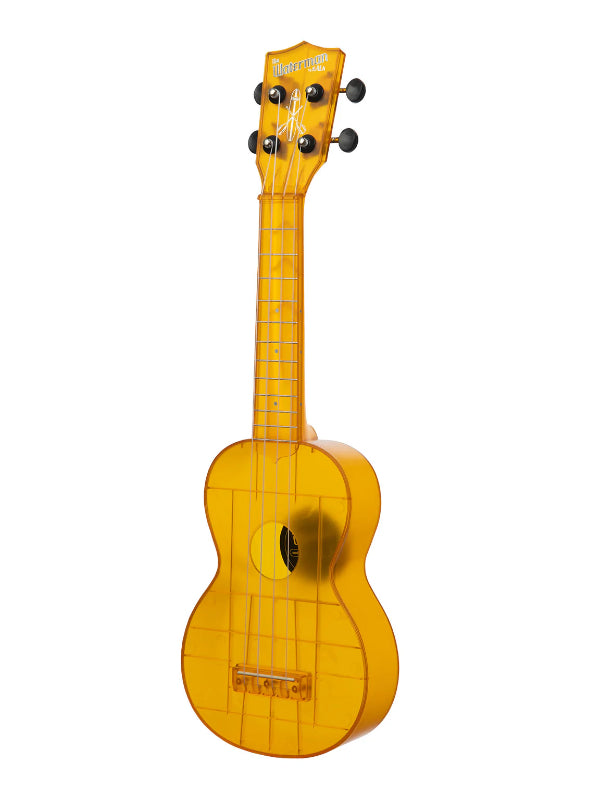 Kala KA-WMT-YL-S Amber Yellow Transparent Soprano Waterman Ukulele