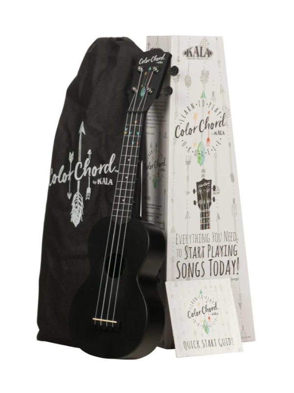 Kala KALA-R-LTP-CC-S  Soprano Learn To Play Color Chord™ Recycled Ukulele