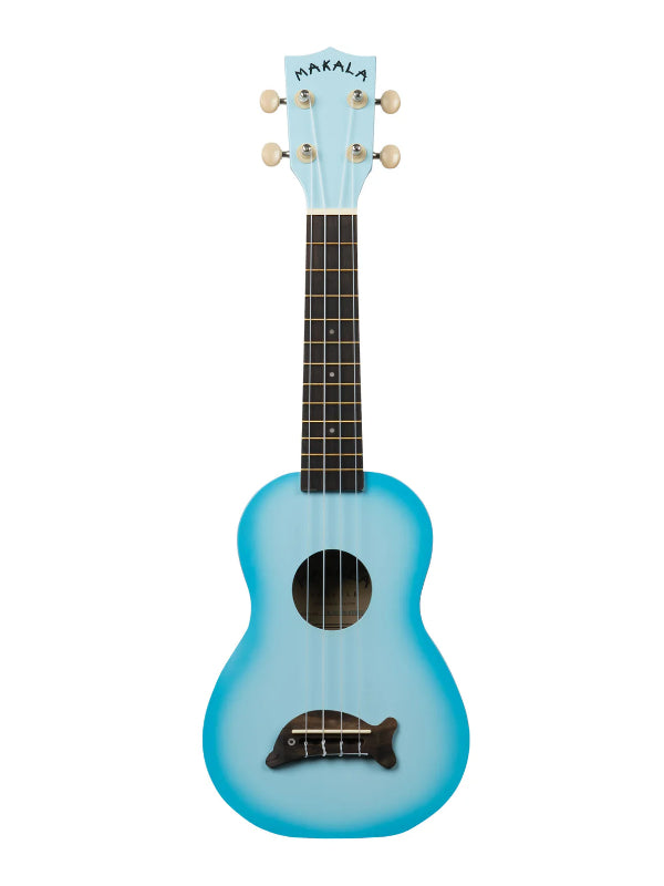 Kala MK-SD/LBLBURST Light Blue Burst Soprano Dolphin Ukulele