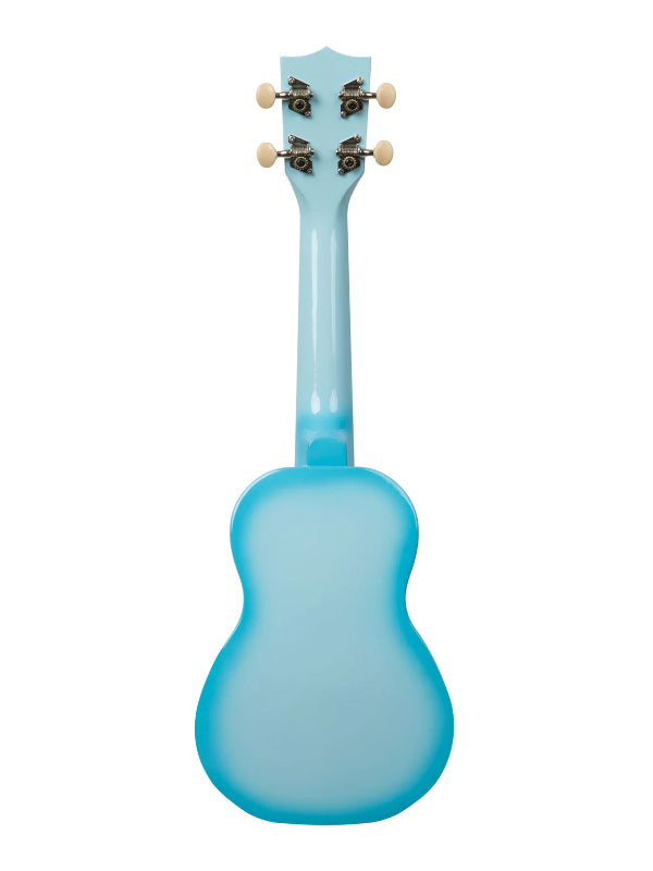 Kala MK-SD/LBLBURST Light Blue Burst Soprano Dolphin Ukulele