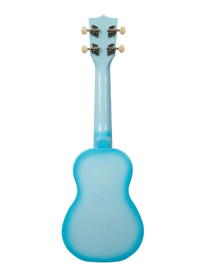 Kala MK-SD/LBLBURST Light Blue Burst Soprano Dolphin Ukulele