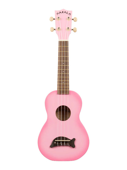 Kala MK-SD/PKBURST Pink Burst Soprano Dolphin Ukulele