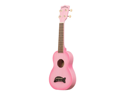 Kala MK-SD/PKBURST Pink Burst Soprano Dolphin Ukulele