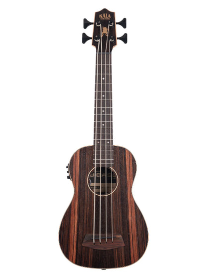 Kala UBASS-EBY-FSRW Striped Ebony Fretted Acoustic-Electric U•BASS® w/ Round Wounds
