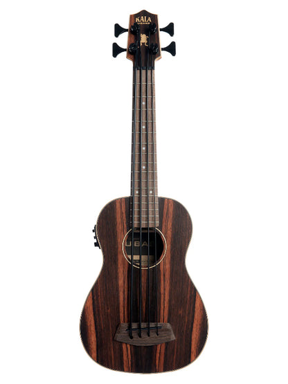 Kala UBASS-EBY-FS Striped Ebony Fretted Acoustic-Electric U•BASS®