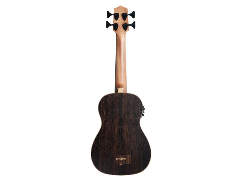 Kala UBASS-EBY-FS Striped Ebony Fretted Acoustic-Electric U•BASS®