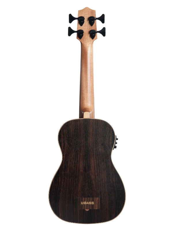 Kala UBASS-EBY-FS Striped Ebony Fretted Acoustic-Electric U•BASS®