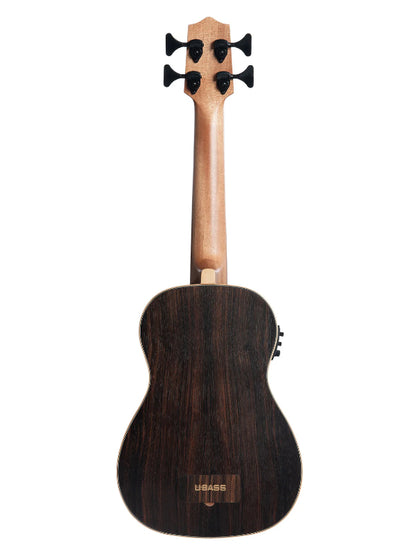 Kala UBASS-EBY-FS Striped Ebony Fretted Acoustic-Electric U•BASS®