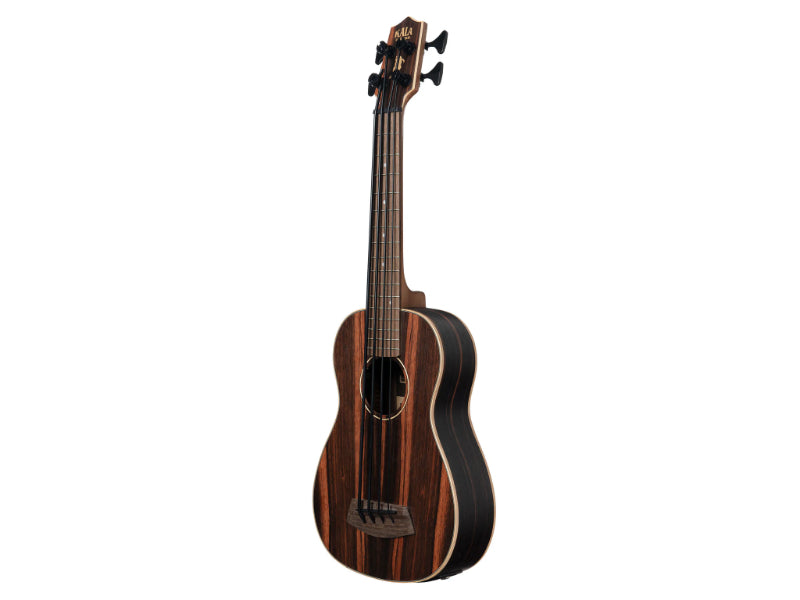Kala UBASS-EBY-FS Striped Ebony Fretted Acoustic-Electric U•BASS®