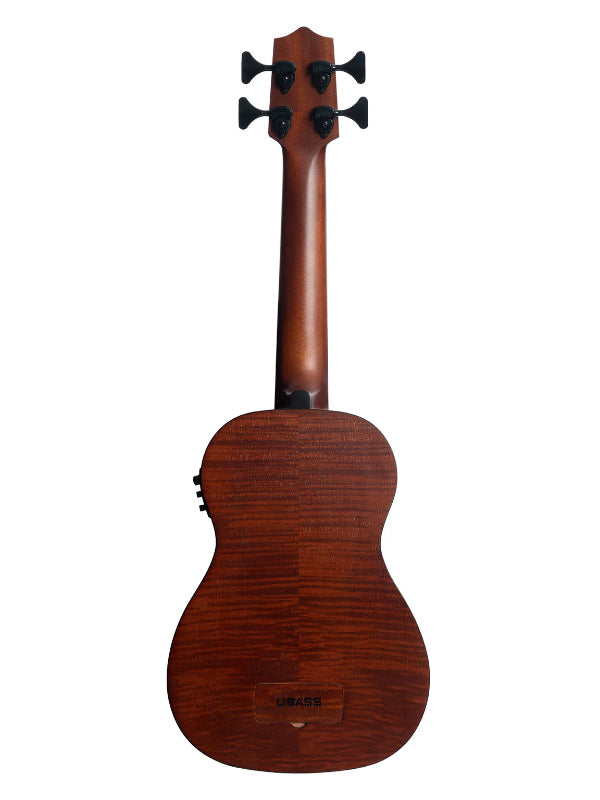 Kala UBASS-EM-FS/LH Exotic Mahogany Left-Handed Acoustic-Electric U•BASS® Ukulele