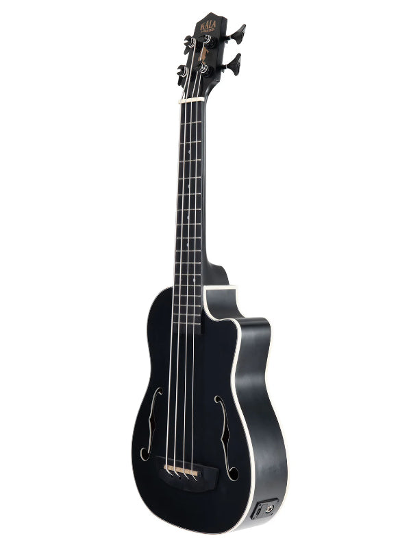 Kala UBASS-JYMN-BK-FS Black Journeyman Mahogany Acoustic-Electric U•BASS® with F-Holes