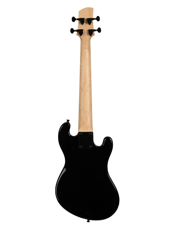Kala UBASS-SB-BK-FS-L Electric Black Fretted U•BASS® Left-Handed Ukulele