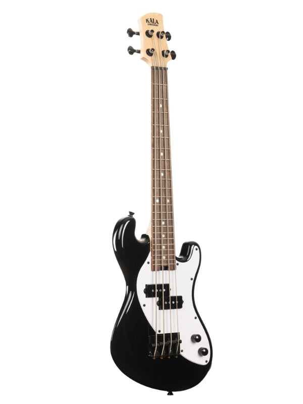 Kala UBASS-SB-BK-FS Electric Solid Body Black Fretted U•BASS® Ukulele