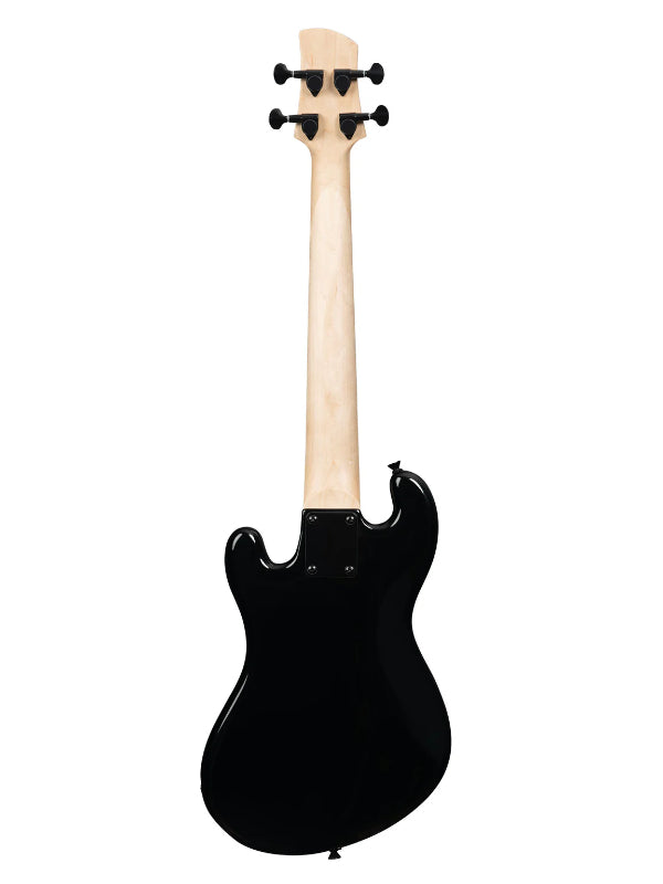 Kala UBASS-SB-BK-FS Electric Solid Body Black Fretted U•BASS® Ukulele