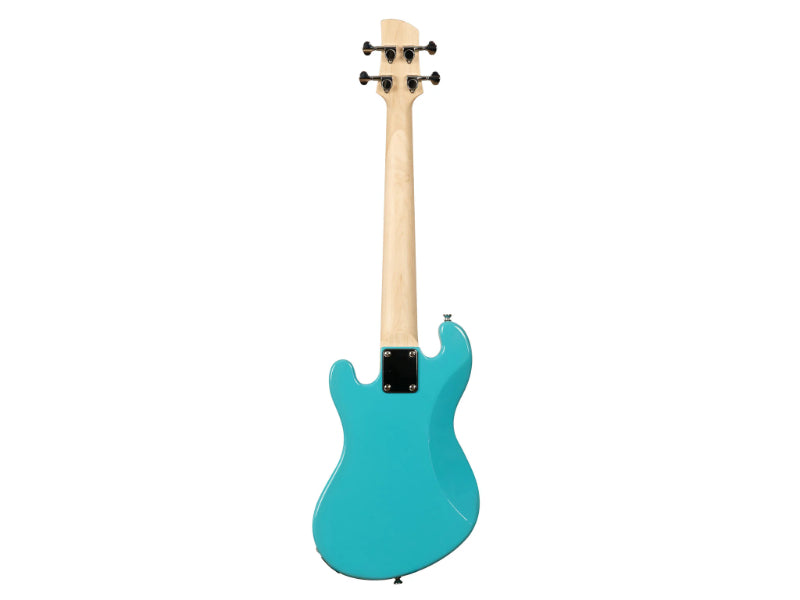Kala UBASS-SB-BL-FS Electric Surf Blue Fretted U-BASS Ukulele
