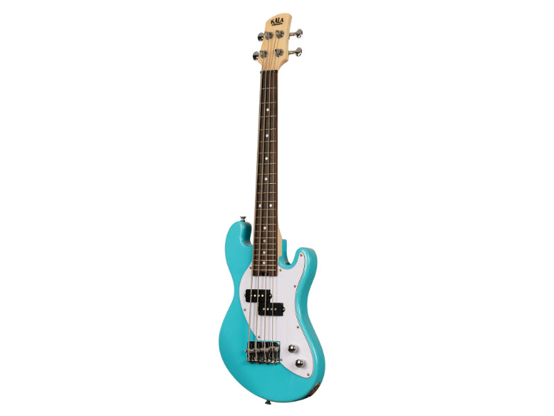 Kala UBASS-SB-BL-FS Electric Surf Blue Fretted U-BASS Ukulele