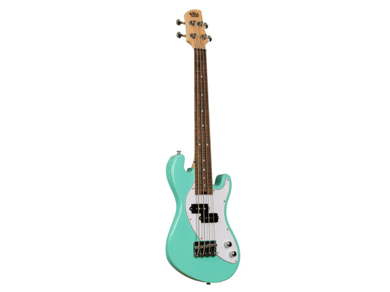 Kala UBASS-SB-GN-FS Electric Surf Green Fretted U-BASS Ukulele