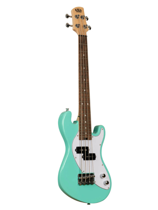 Kala UBASS-SB-GN-FS Electric Surf Green Fretted U-BASS Ukulele