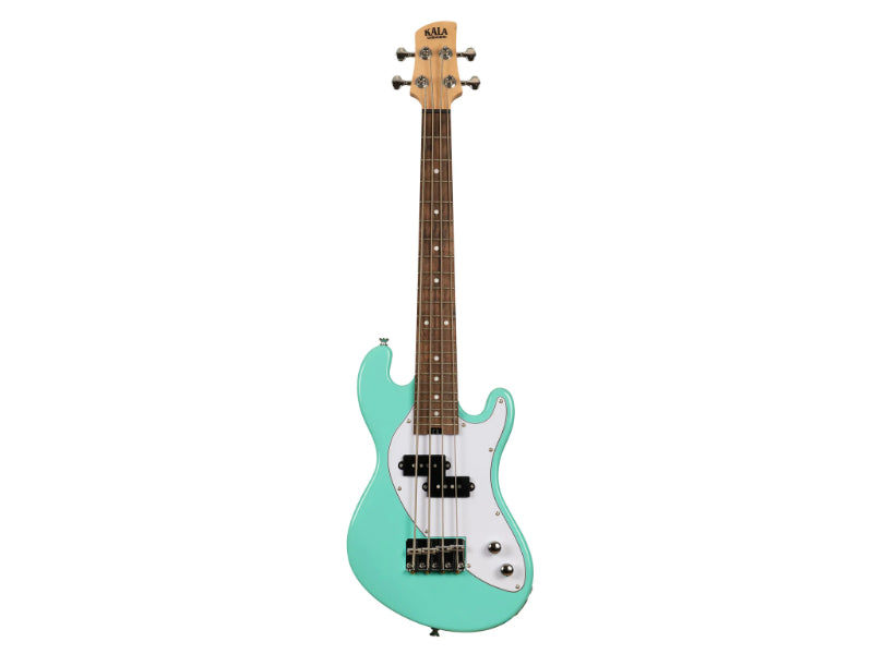 Kala UBASS-SB-GN-FS Electric Surf Green Fretted U-BASS Ukulele