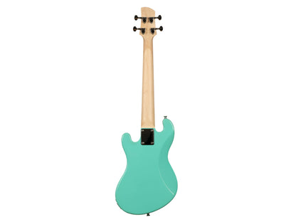 Kala UBASS-SB-GN-FS Electric Surf Green Fretted U-BASS Ukulele