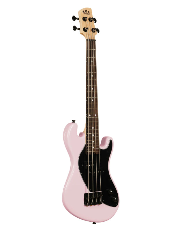 Kala UBASS-SB-LP-FS Electric Pale Pink Fretted U•BASS® Ukulele