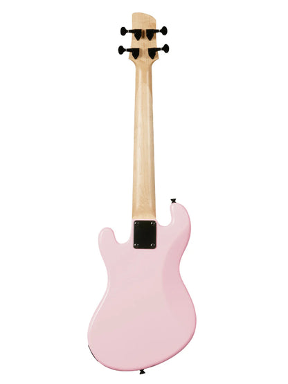Kala UBASS-SB-LP-FS Electric Pale Pink Fretted U•BASS® Ukulele