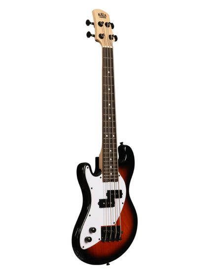 Kala UBASS-SB-TB-FS-L Electric Tobacco Burst Fretted U•BASS® Left-Handed Ukulele