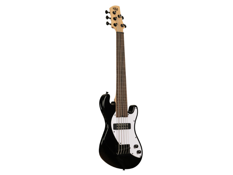 Kala UBASS-SB5-BK-FL Electric  5-String Black Fretless U•BASS® Ukulele