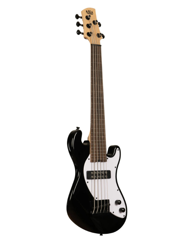 Kala UBASS-SB5-BK-FL Electric  5-String Black Fretless U•BASS® Ukulele
