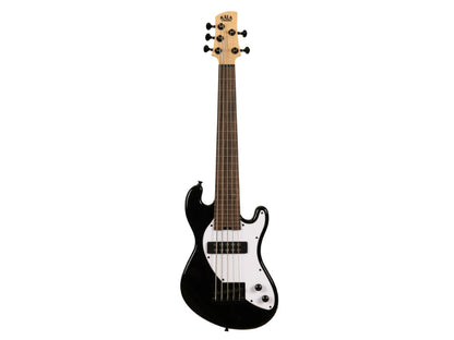 Kala UBASS-SB5-BK-FL Electric  5-String Black Fretless U•BASS® Ukulele