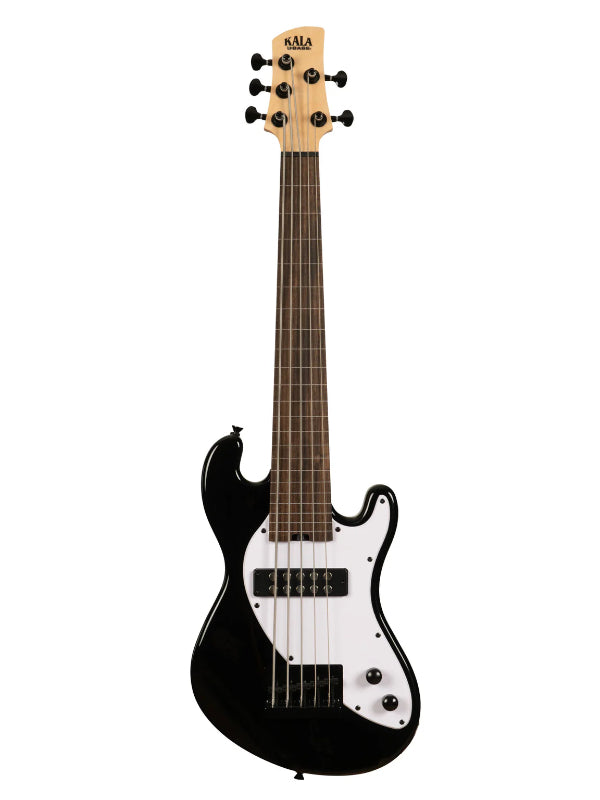 Kala UBASS-SB5-BK-FL Electric  5-String Black Fretless U•BASS® Ukulele