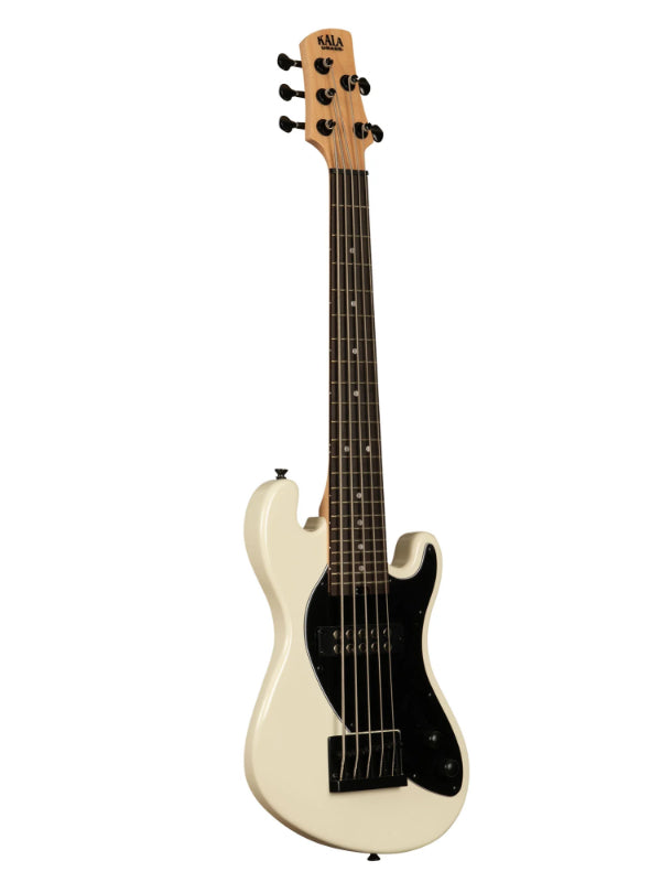 Kala UBASS-SB5-CR-FS Electric 5-String Sweet Cream Fretted U-BASS Ukulele