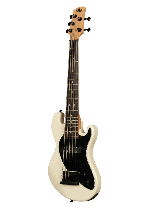 Kala UBASS-SB5-CR-FS Electric 5-String Sweet Cream Fretted U-BASS Ukulele