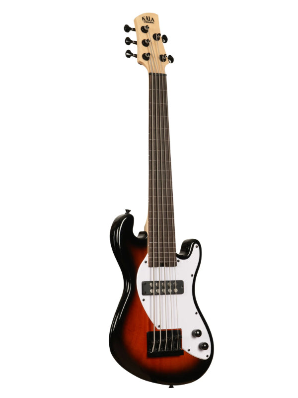 Kala UBASS-SB5-TB-FL Electric 5-String Tobacco Burst Fretless U•BASS® Ukulele