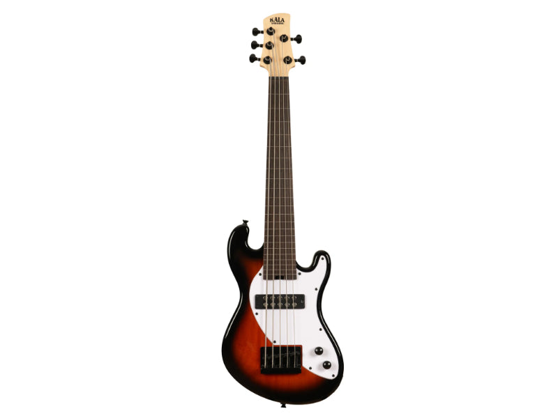 Kala UBASS-SB5-TB-FL Electric 5-String Tobacco Burst Fretless U•BASS® Ukulele