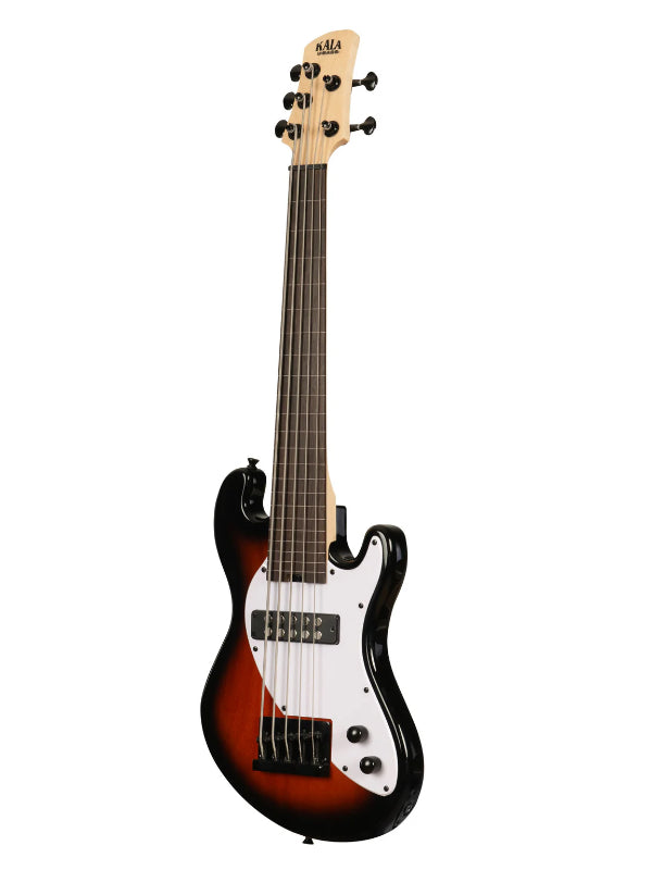 Kala UBASS-SB5-TB-FL Electric 5-String Tobacco Burst Fretless U•BASS® Ukulele