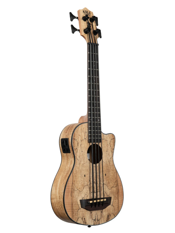 Kala UBASS-SP-MAPL-FS Spalted Maple Acoustic-Electric U•BASS®