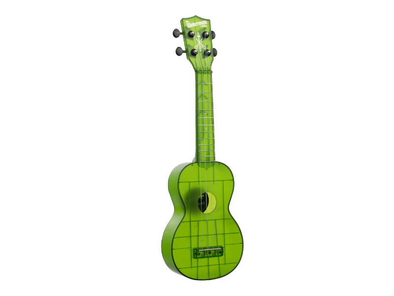 Kala KA-WMT-GN-S Jade Green Transparent Soprano Waterman Ukulele
