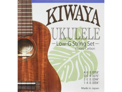 Kiwaya KIW-KFC-LG Fluorocarbon Lo-G ukulele string set