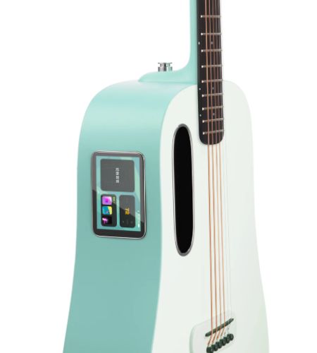 LAVA LVBAQU BLUE TOUCH with Airflow Bag ~ Aqua Green Mint Green Guitar