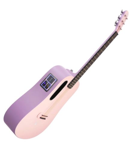 LAVA LVBCPK BLUE TOUCH with Airflow Bag ~ Coral Pink / Lavender Guitar