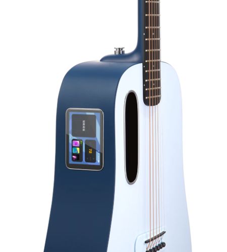 LAVA LVBIBL BLUE TOUCH with Airflow Bag ~ Ice Blue / Ocean Blue Guitar