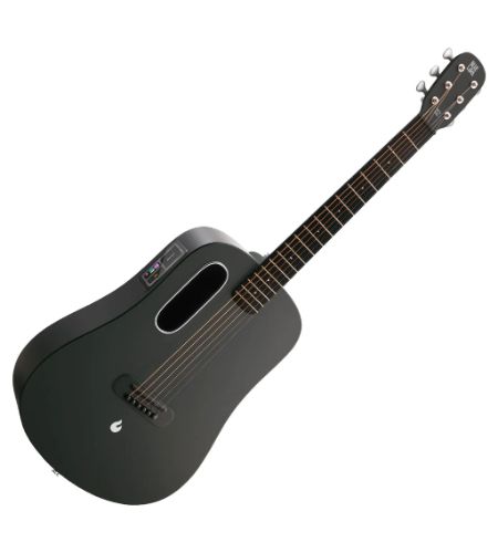 LAVA LVBMBK BLUE TOUCH with Airflow Bag ~ Midnight Black Guitar