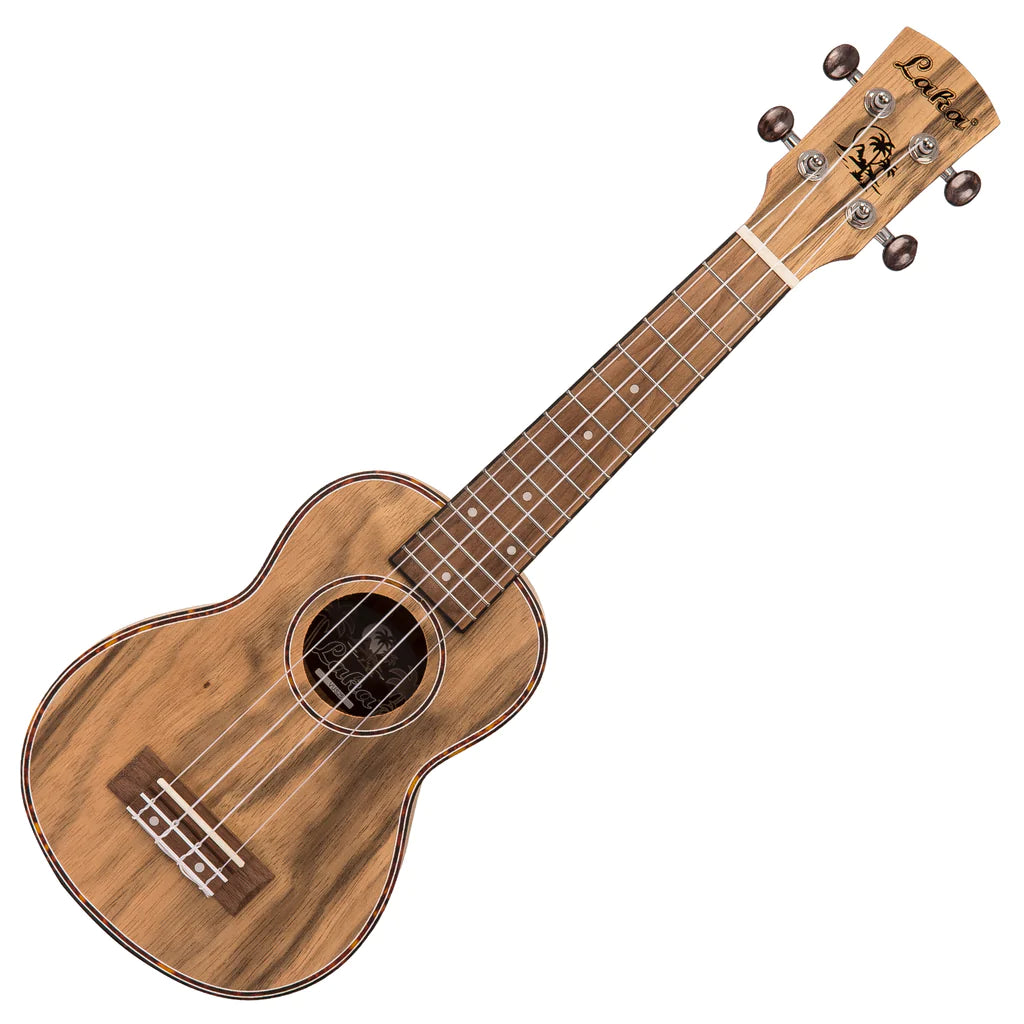 Laka Walnut Series Ukulele & Carry Bag ~ Soprano