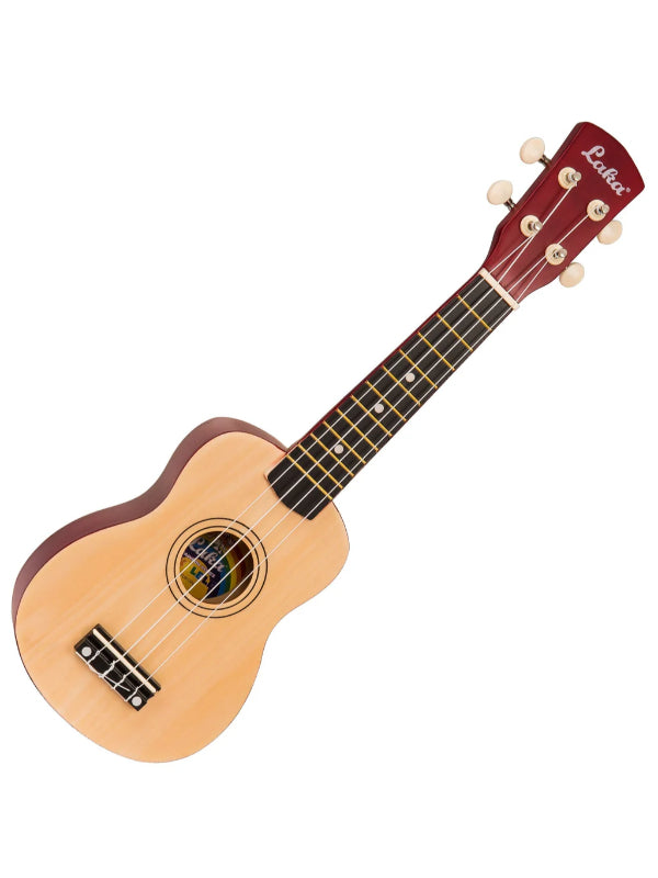 Laka Rainbow Series Soprano Ukulele  Carry Bag ~ Natural