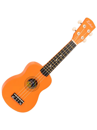 Laka Rainbow Series Soprano Ukulele  Carry Bag ~ Orange