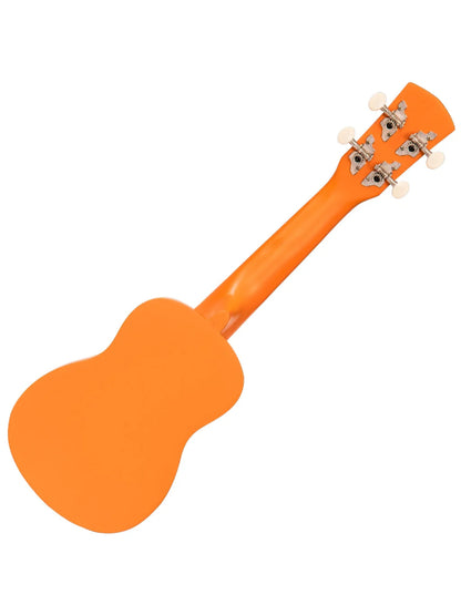 Laka Rainbow Series Soprano Ukulele  Carry Bag ~ Orange