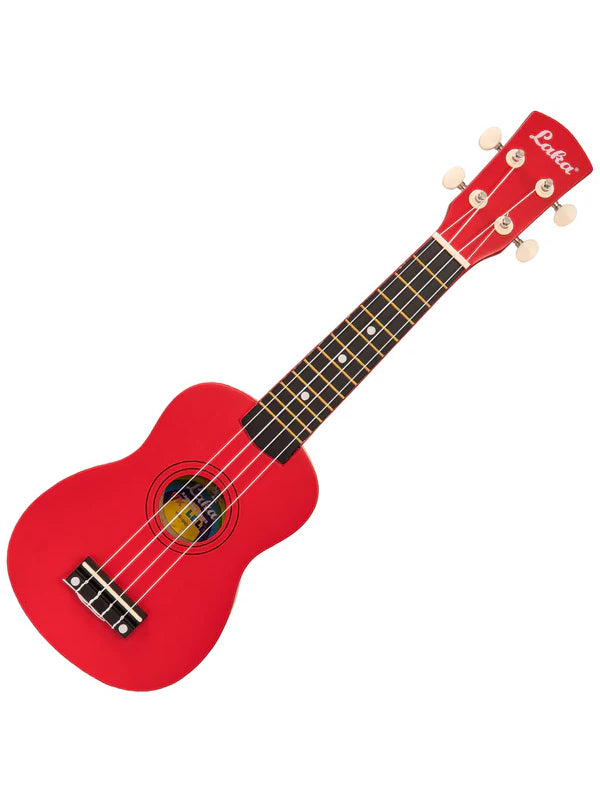 Laka Rainbow Series Soprano Ukulele  Carry Bag ~ Red