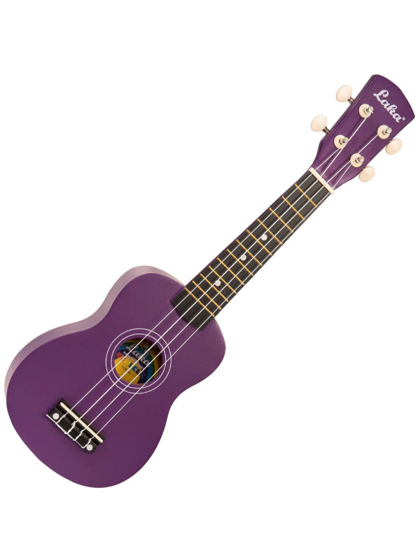 Laka Rainbow Series Soprano Ukulele  Carry Bag ~ Violet